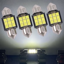 4x 31mm De3175 Led Interior Map Dome Trunk Light Upgraded 3030 Smd Festoon Bulbs 4x 31mm De3175 Led Interior Map Dome Trunk Light Upgraded 3030 Smd Festoon Bulbs