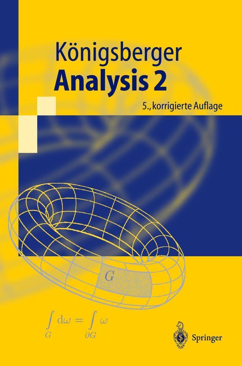 Thumbnail - Analysis 2 | Konrad Königsberger | Taschenbuch | Springer-lehrbuch |