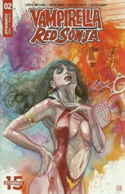 VAMPIRELLA / RED SONJA #2 VARIANT BY DYNAMITE 2019 1$ COMIC SALE + BONUS