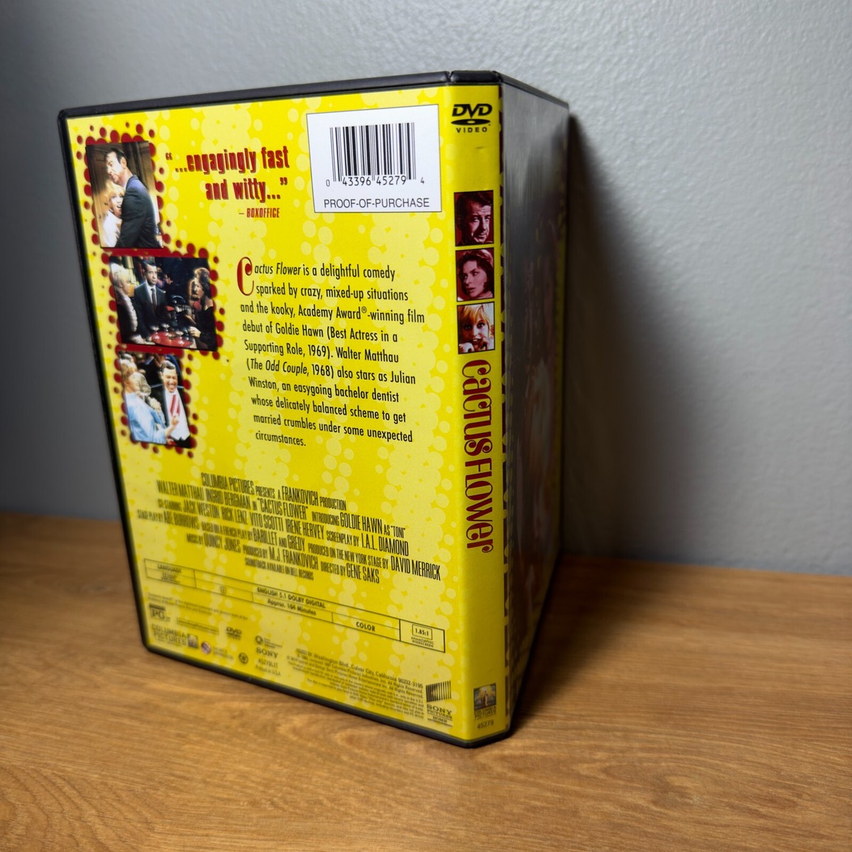 Cactus Flower (DVD, 1969) Walter Matthau, Ingrid Bergman
