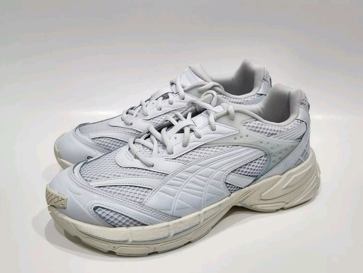 Puma Velophasis Overdye White Lace Up Men display picture 1