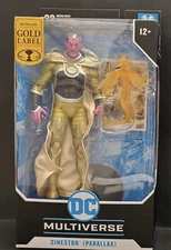 McFarlane DC Fully Custom Painted Parallax Sinestro & Custom Wired Cape New