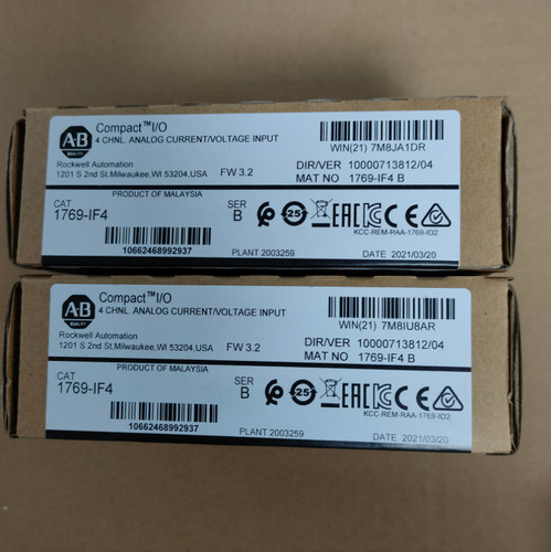 1769-IF4 Allen-Bradley SER B CompactLogix 4-Ch Input Module New Factory Sealed - Picture 4 of 7