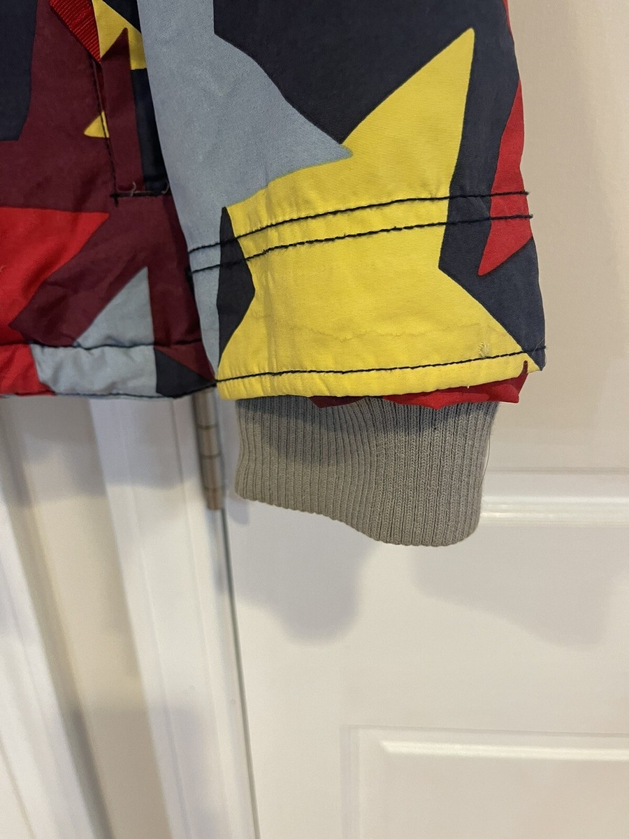 Mini Boden Ski Jacket. Multicolored Star Design. Youth 11-12 | eBay