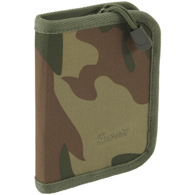 Brandit Wallet Mens Zipped Coin Compartment Card Slots Outdoor Foldable Woodland