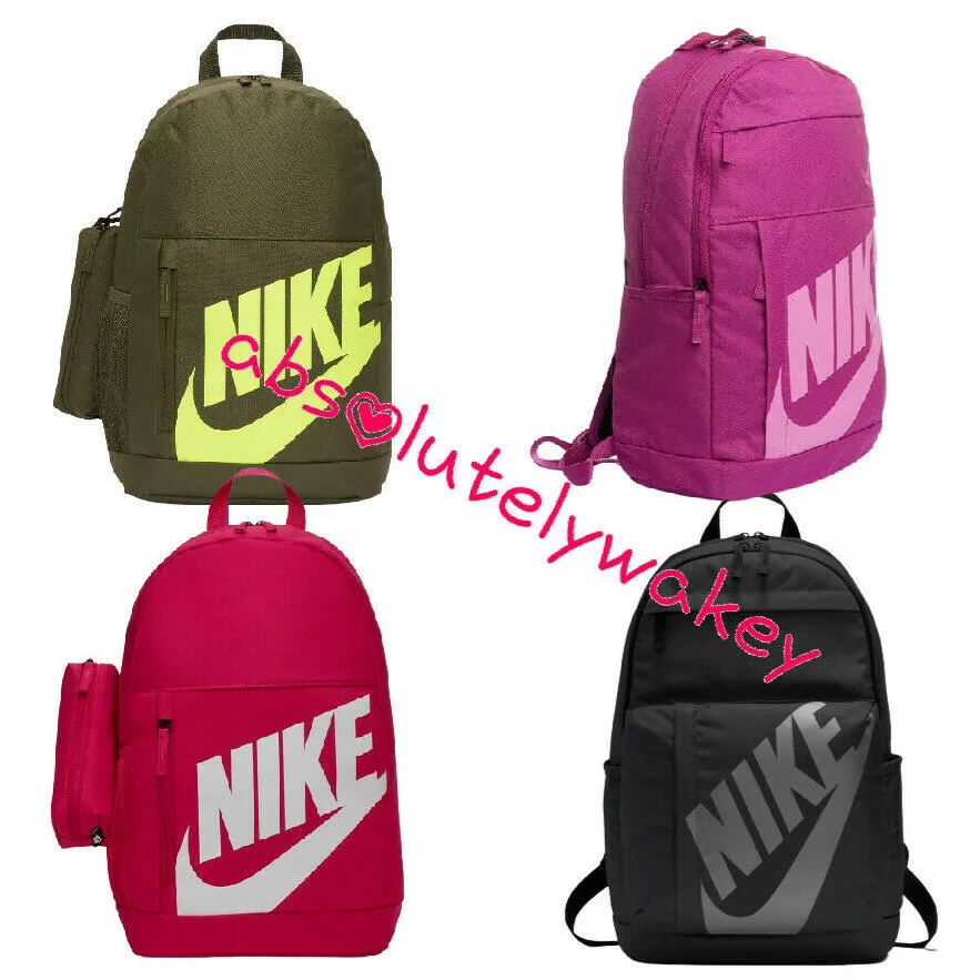 NIKE ELEMENTAL 21 L BACKPACK SCHOOL TRAVEL RUCKSACK GYM BAG SPORTS CASUAL