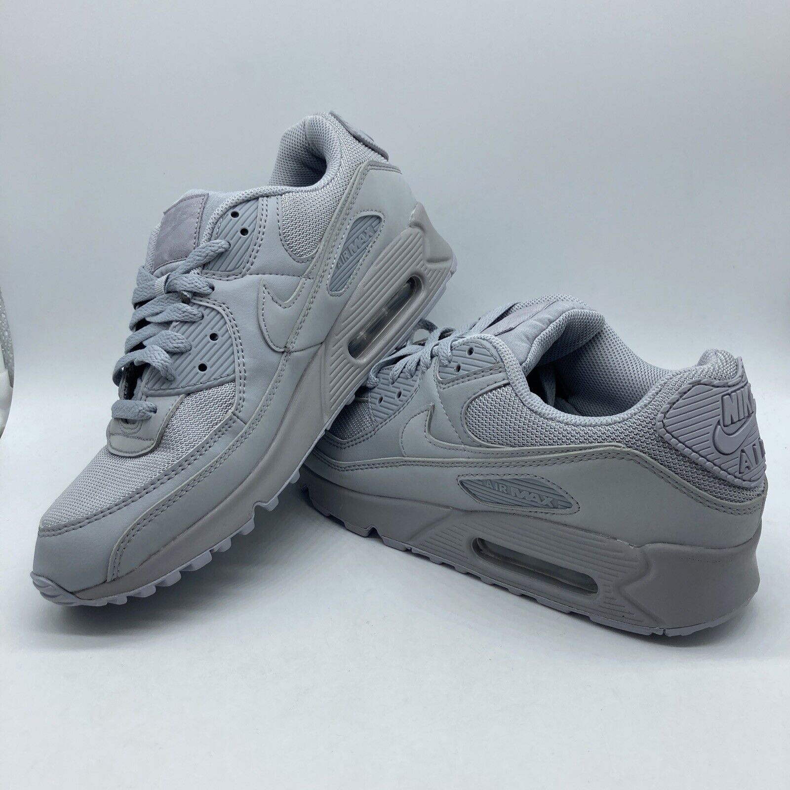 Nike Air Max 90 Recraft Grey Sneakers CN8490-001 Brand Mens Size | eBay