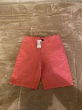 The Children's Place NWT Size 7 Solid Pink Khaki Shorts w/Adjustable Waist
