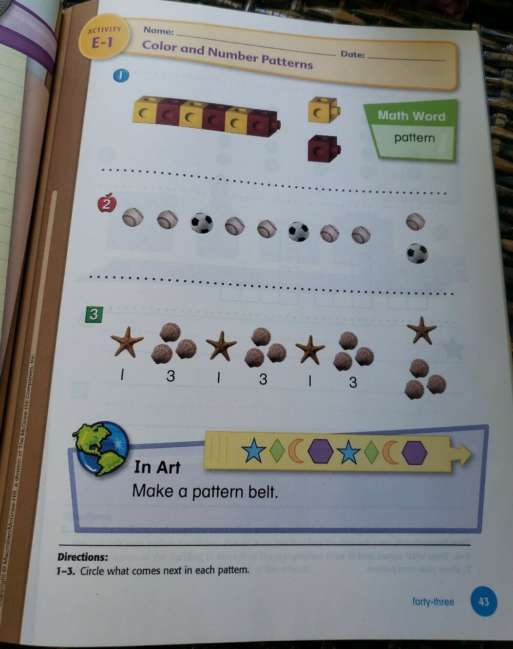 Impact Mathematics Kindergarten Grade K Macmillan McGraw-Hill Like New ...