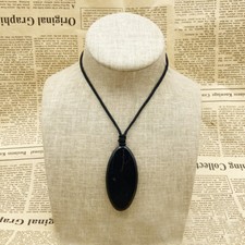 Natural Shungite World Shungite Stone Pendant Crystal Pendulum Healing Mineral
