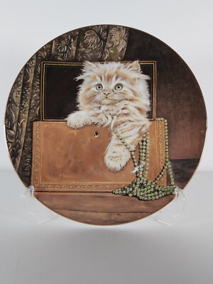 Royal Worcester Kitten Classics ''Perfect Treasure'' Aufsteller, datiert 1985