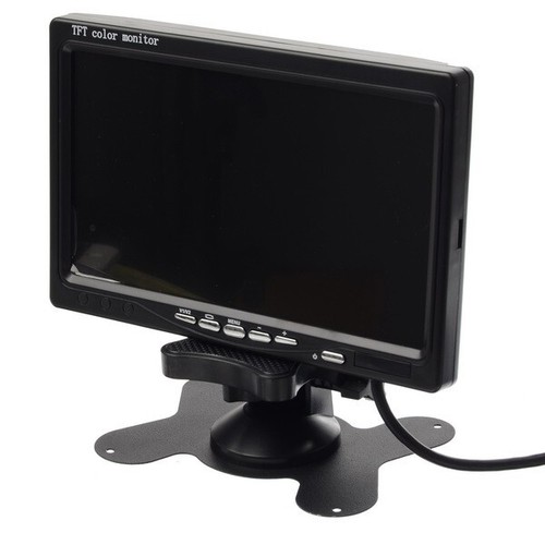 7" TFT LCD Screen Car Monitor 2ch AV in with Detachable Sunshade Remove 12-24v - Picture 7 of 12