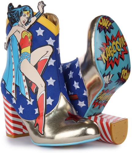 Irregular Choice Stronger Together Superman Womens Heel Blue Multi UK 4 - 8 - Picture 5 of 6