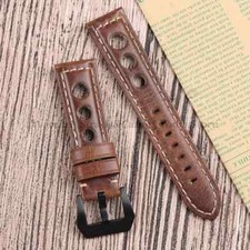 New Correa De Reloj De Piel De Vaca Pulsera De Cuero Genuino De 20mm 22mm Y 24mm