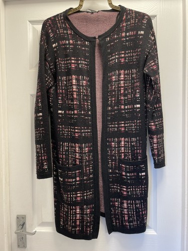 Betty Jackson Black coat / Long cardigan Size 10 - 第 1/3 張圖片