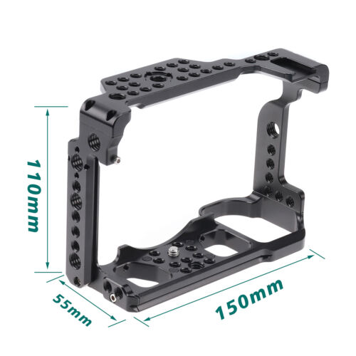 CNC Aluminum Camera Cage Extension Frame Cold Shoe for Nikon Z5/Z6/Z7/Z6II/Z7II - Picture 3 of 10