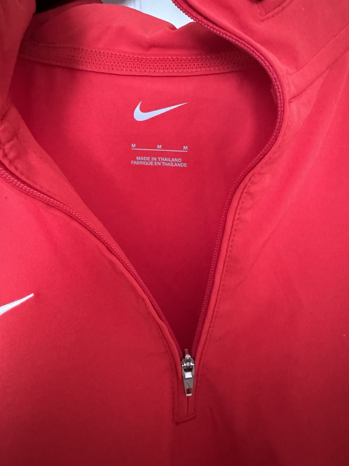 Nike Mens Medium Long-Sleeve University Red Woven Coaches Jacket DV6754-657 NEW thumbnail 2