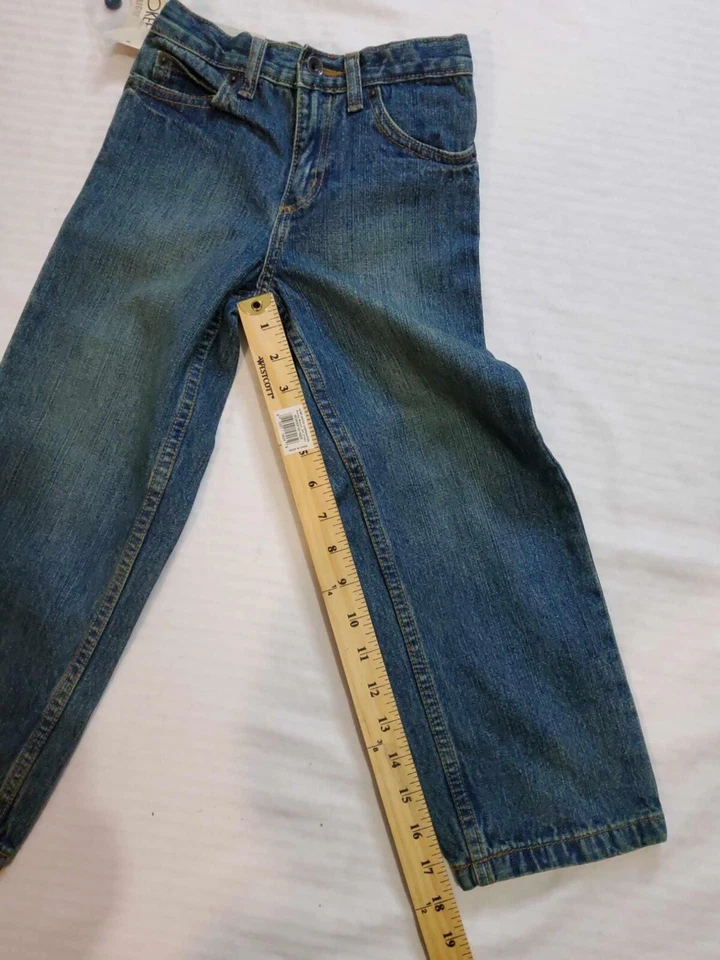 Pantalones de mezclilla marca Cherokee calce recto para niños talla 5 Foto 2 de 4