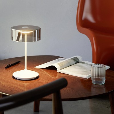 Numotion Akkuleuchte Glasleuchte Sigor IP54 2,2W Flex Mood 2700/2200K Tischlampe