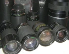 VINTAGE CAMERA ZOOM LENSES + OTHER - CLICK on - SELECT - to BROWSE and ORDER