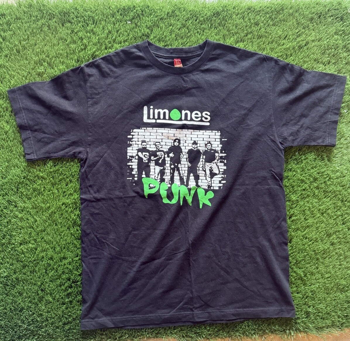 Camisa Y2K Limones Punk Punk Band