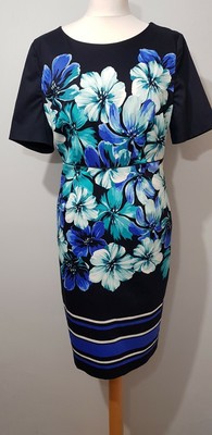blue floral dress uk