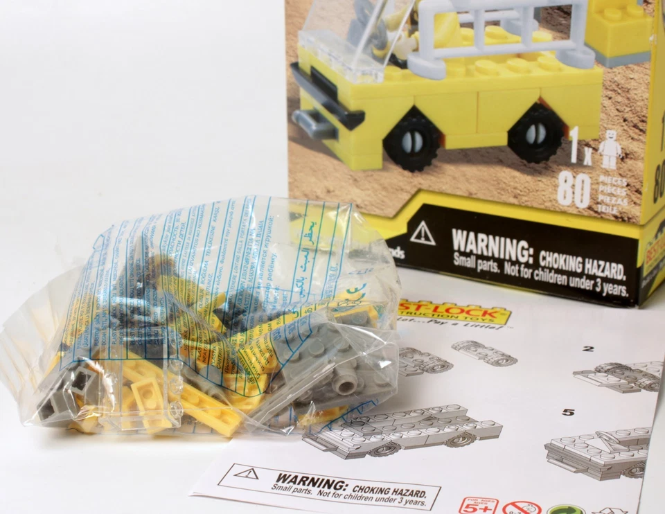 Best-Lock Construction Worker Building Set 80 Pieces Compatible with Other Brand - Image 3 of 3