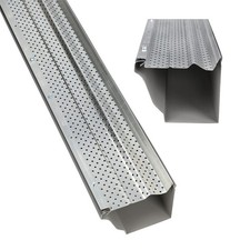 A-M Gutter Guard Premium Heavy-Duty Aluminum Leaf Debris Protection Lifetime