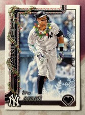2025 Topps Holiday Aaron Judge Lights Necklace Variation SP #H161