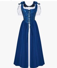 Renaissance Costume Women Medieval Fairy Corset Dress Size 10