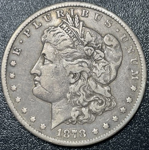 1878-CC Morgan Silver Dollar $1 VF Details Very Fine Better Date Carson City