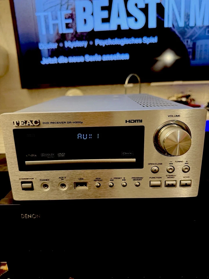 teac DR H300P, all in one, HDMI, kleines wunder fernbedienung,subwoofer Ausgang - Bild 2 von 4