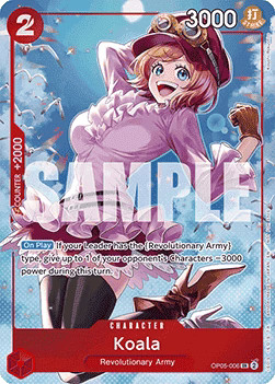 One Piece Koala (OP05-006) (V.1) UP Super Rare Englisch NM