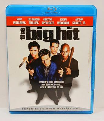 The Big Hit: Blu-ray HD 1998 Mark Wahlberg Christina Applegate Brand New 