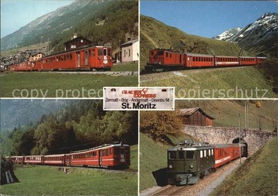 Railway Glacier Express St. Moritz