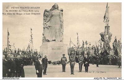 AXQP5 0481 76 - Festlich Franco Belgier Du Havre Des 3 Und 4 Aout 1924 - Unsere