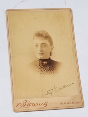 Antique Cabinet Card Photo Distinguished Women Granny Core 6.5'' x 4.25''