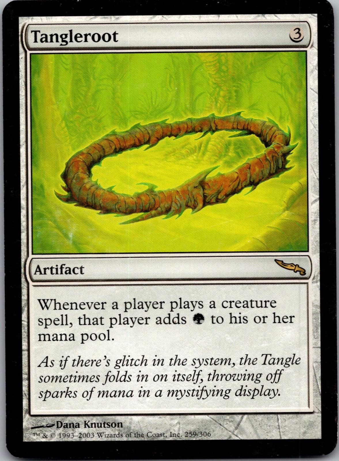 Tangleroot 259 Rare Mirrodin Magic: The Gathering Lightly Played