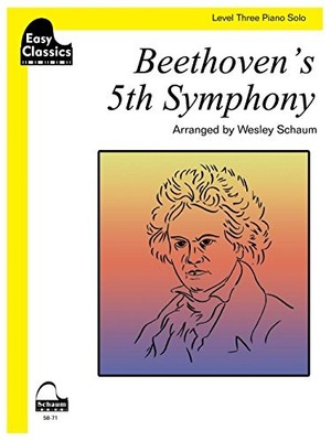 Beethoven's 5th Symphony : Sheet by Wesley Schaum (2014, Trade Paperback)