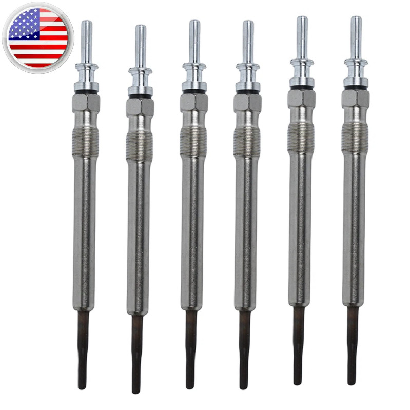 6 Piece For BMW F10 F02 F15 535d xDrive X5 xDrive35d 0250603006 Glow Plugs 