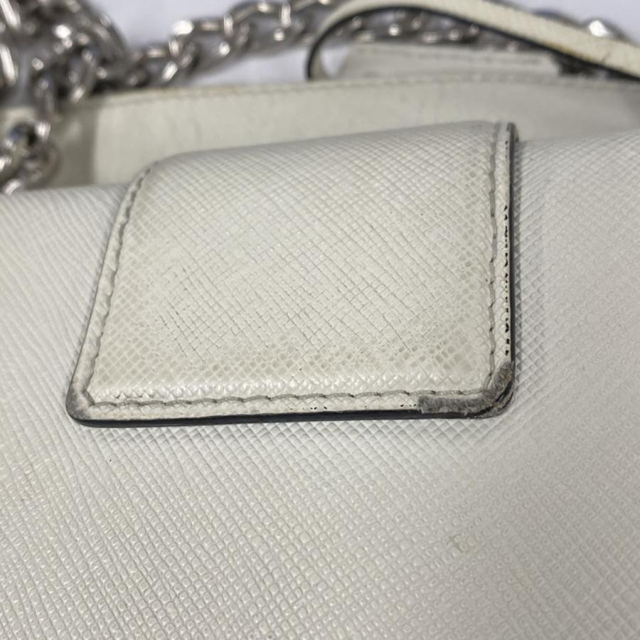 PRADA Shoulder Bag Solid Rectangular 8.66x5.91x1.… - image 10