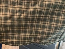 VHC BRANDS PLAID VALANCE PRIMITIVE 16 X 72