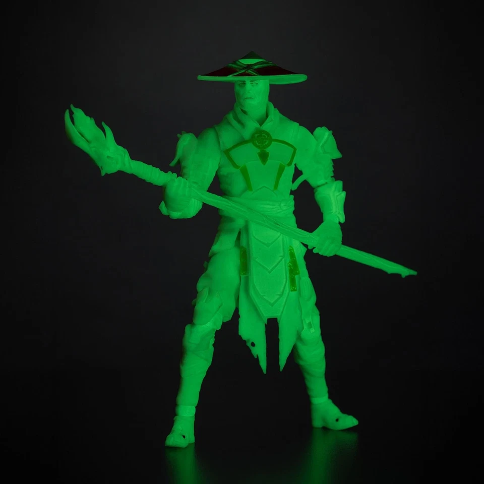 Фигурка McFarlane Mortal Kombat Raiden (Glow in the Dark) 7 дюймов Gold Label SDCC - Изображение 4 из 4
