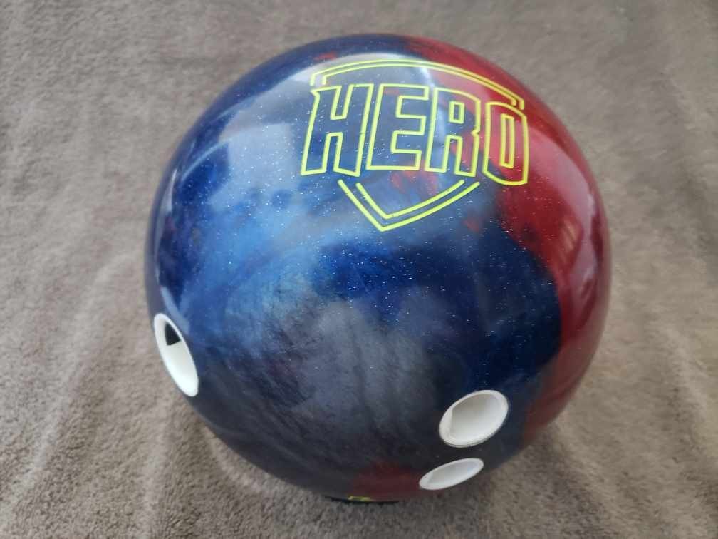Used, 16 lb, Brunswick, Hero, bowling ball