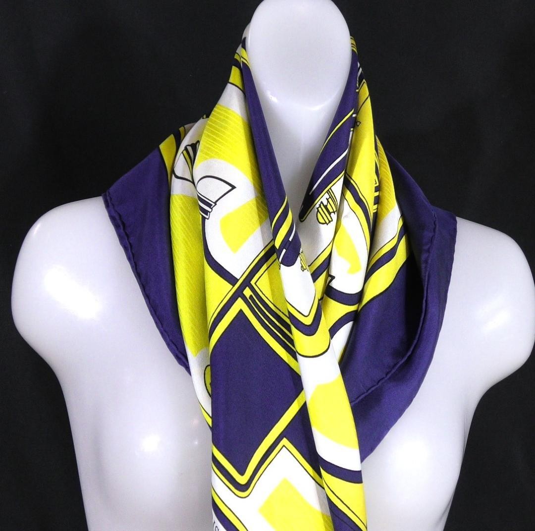 Hermes Carre 90 Silk Scarf D381 Large Japan Import