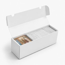 Trading Card Storage Box - 1000 Count Trading card storage box White