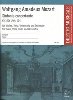 Wolfgang Amadeus Mozart | Sinfonia Concertante Kv 320E Anh. 104 | Partitur