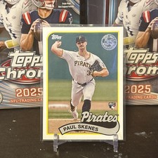 2024 Topps Update #89US-46 Paul Skenes RC 1989 Retro Topps Pittsburgh Pirates