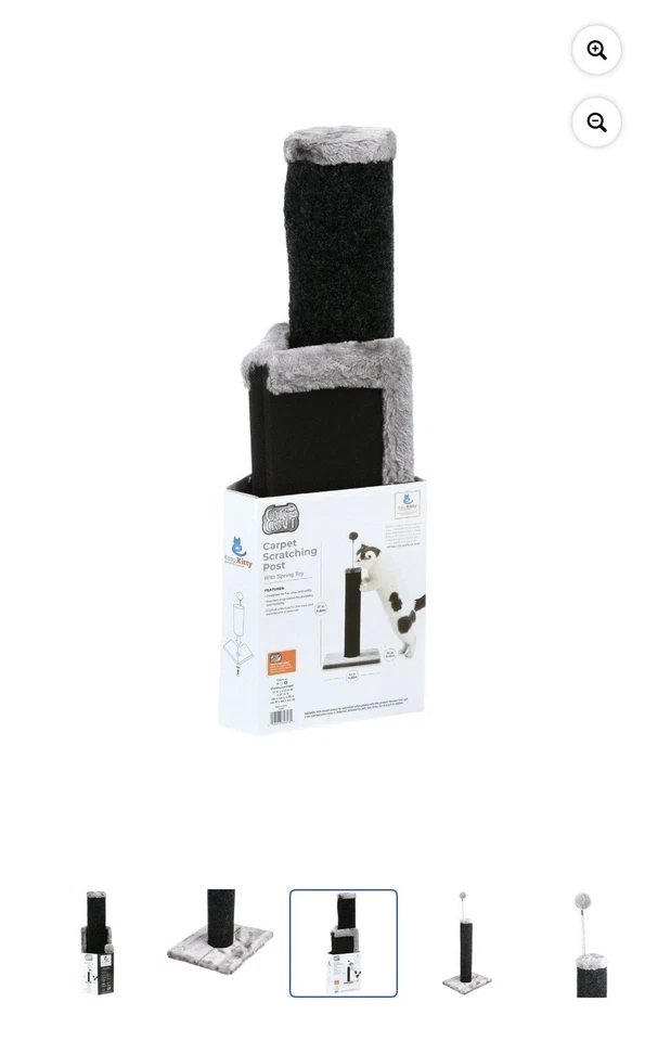 Alfombra artesanal para gatos poste rascador para gatos de interior, 20 pulgadas Foto 4 de 4