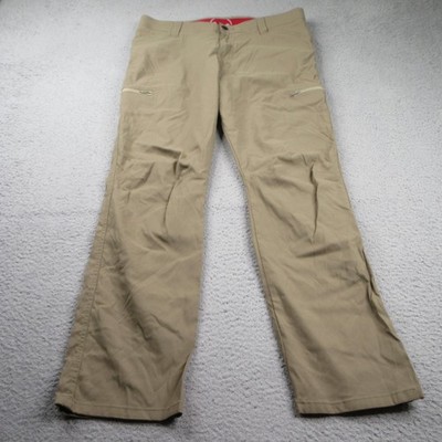 Wrangler ATG Cargo Pants Mens 34x30 Beige Nylon Stretch UPF Outdoors
